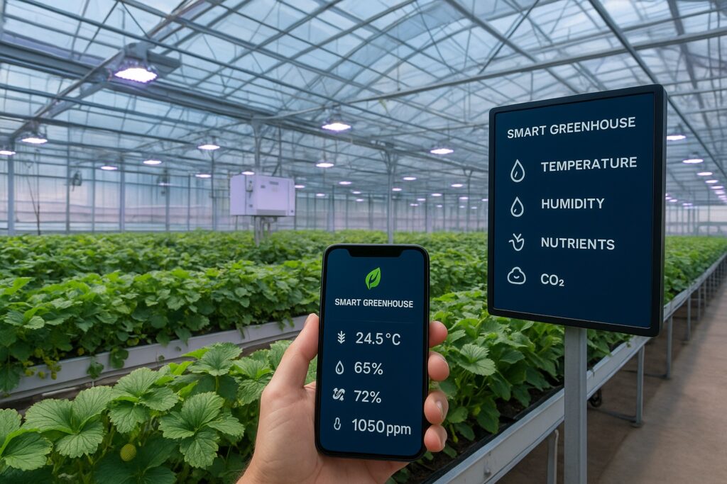 Smart Greenhouses with Digital Climate Control