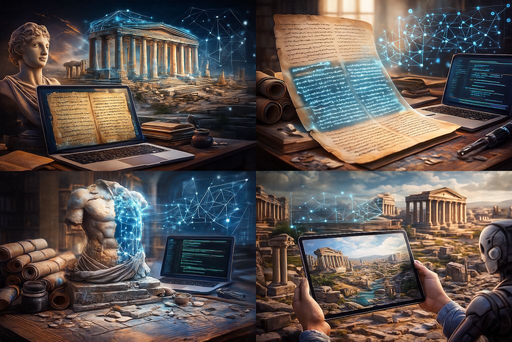 AI-assisted historical reconstruction