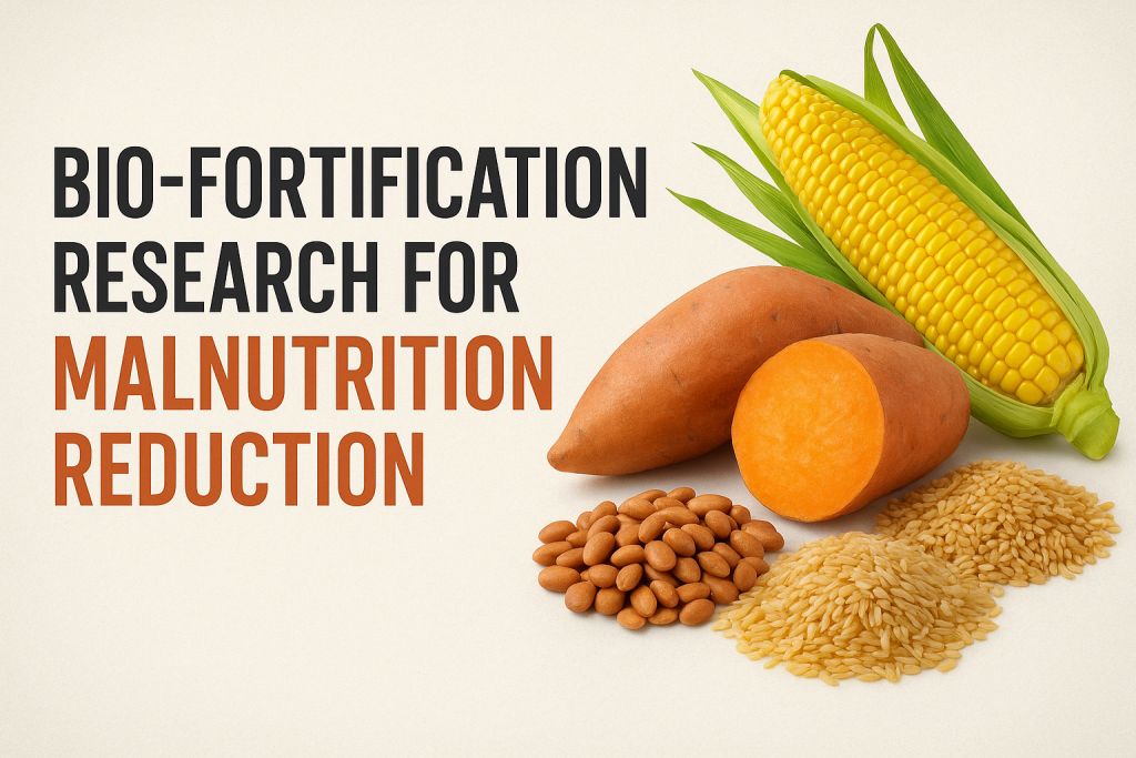 Bio-fortification research for malnutrition reduction