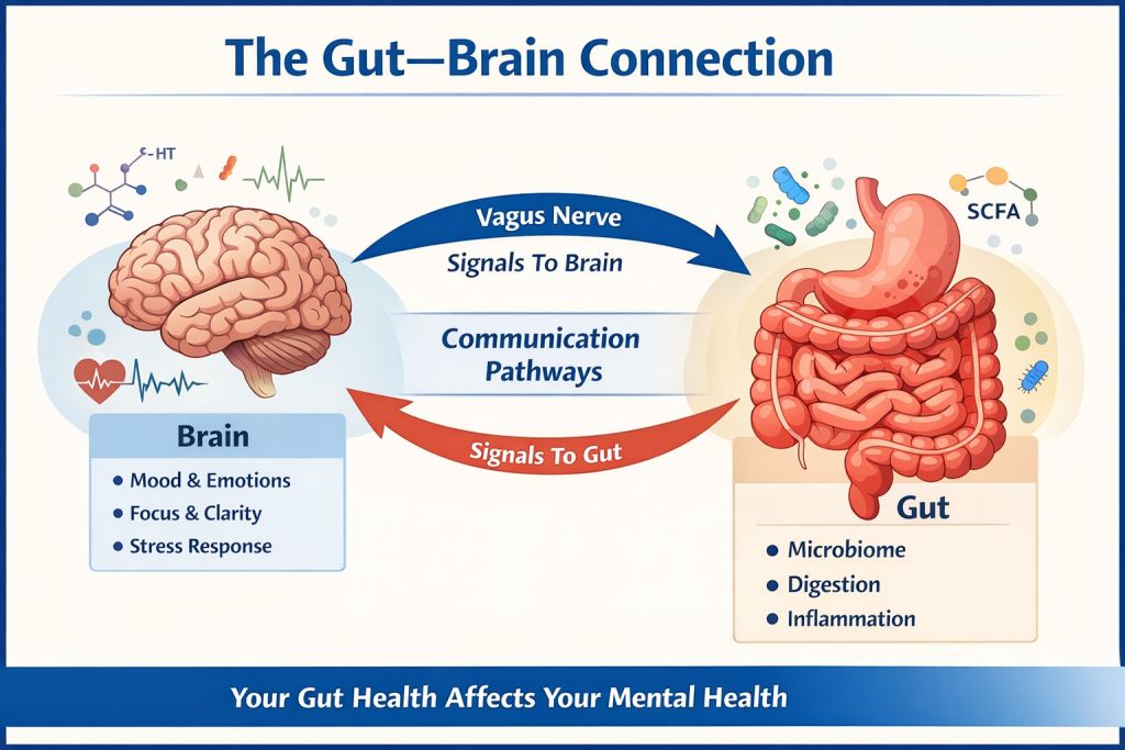 Gut–Brain Connection and Mental Clarity