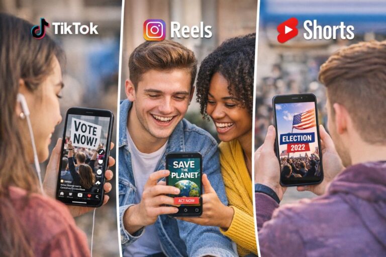 Youth political activism on short-form platforms