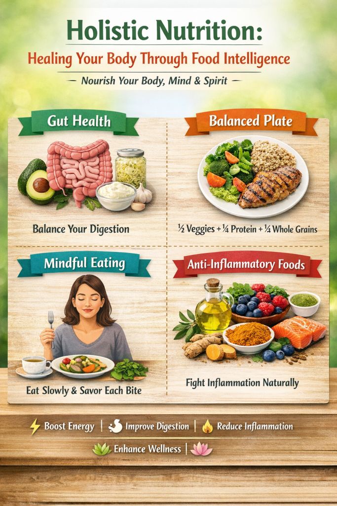 Holistic Nutrition for Healing Your Body Through Food Intelligence