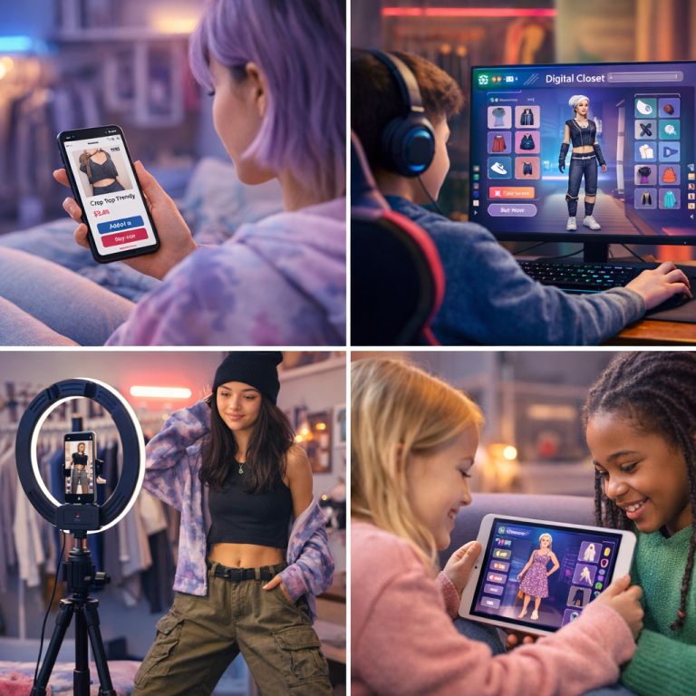 Psychology of Digital-First Fashion Consumption in Gen Z and Gen Alpha