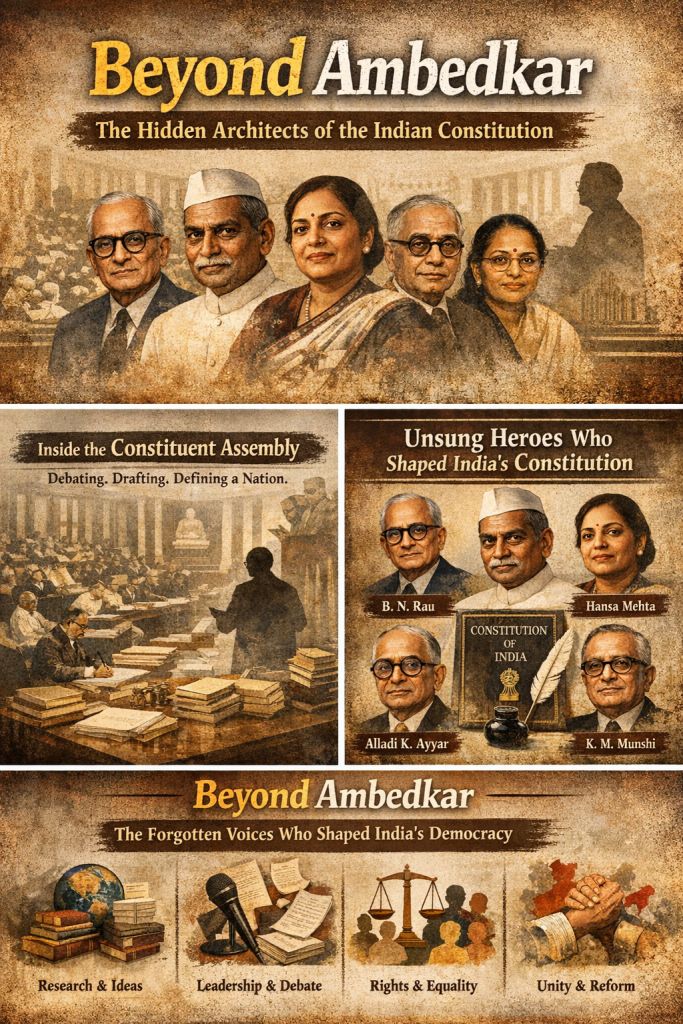 Indian Constitution makers beyond Ambedkar