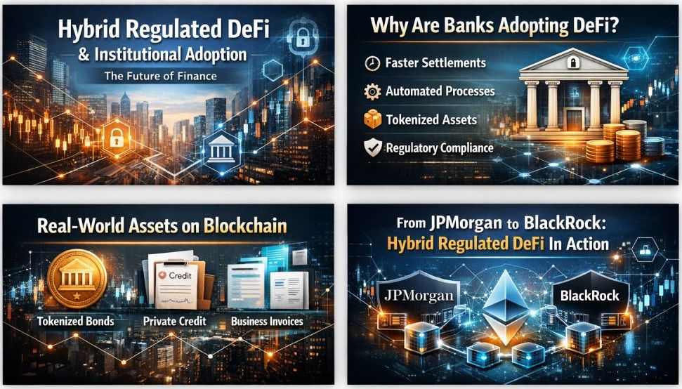 Hybrid Regulated DeFi and Institutional Adoption