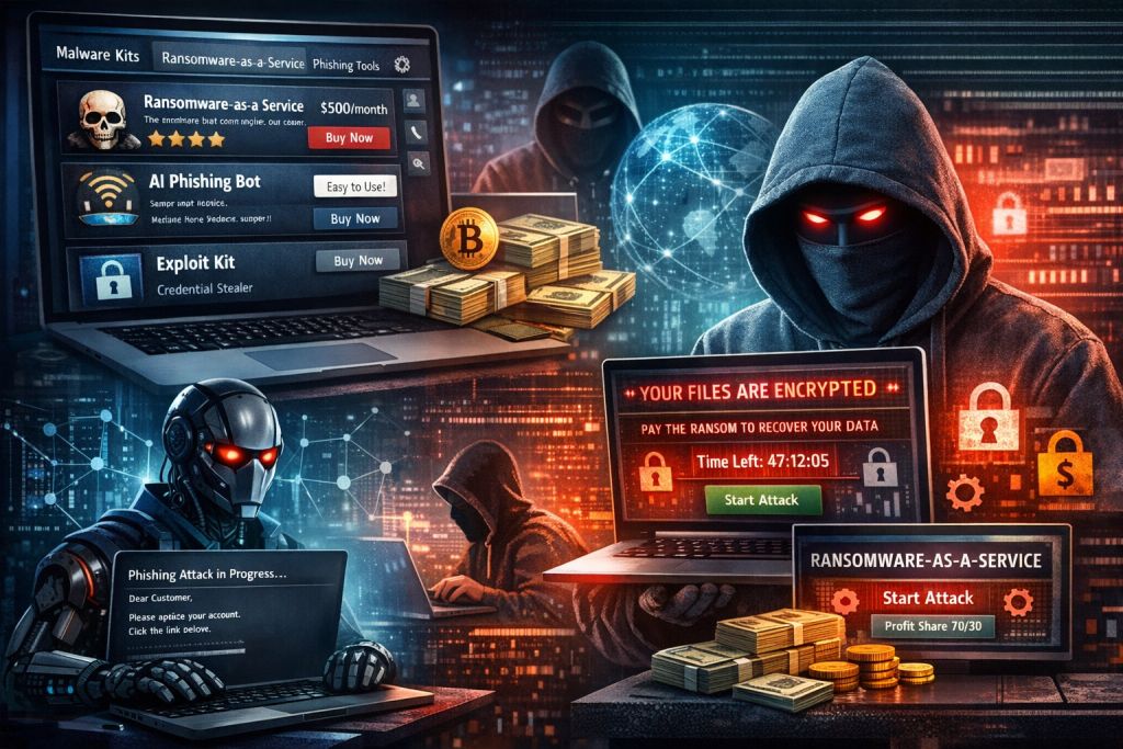 Crimeware-as-a-Service (CaaS) in Dark Web Marketplaces