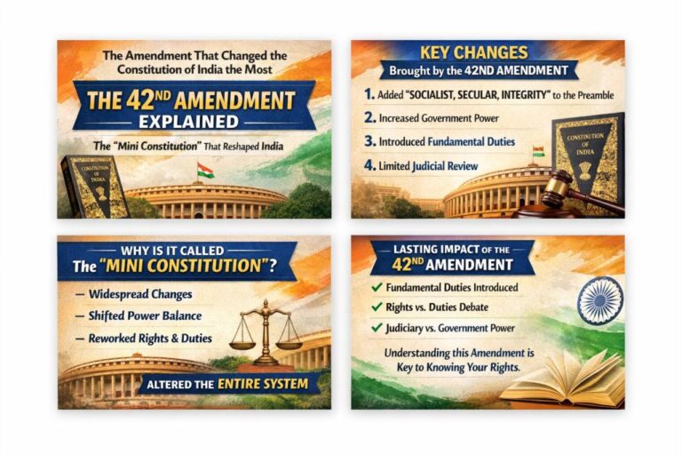 Amendment that changed the Constitution of India the most