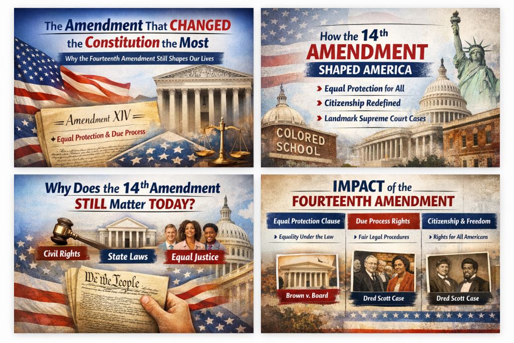 Fourteenth Amendment that changed the Constitution the most