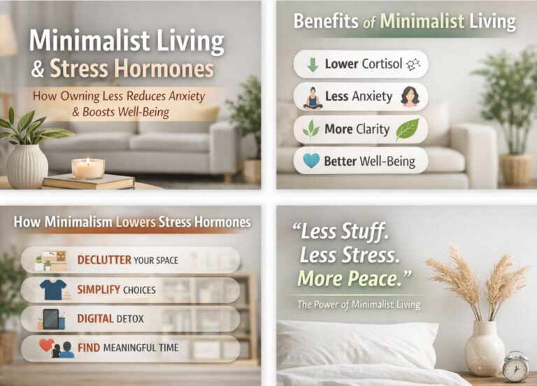 Minimalist living and stress hormones