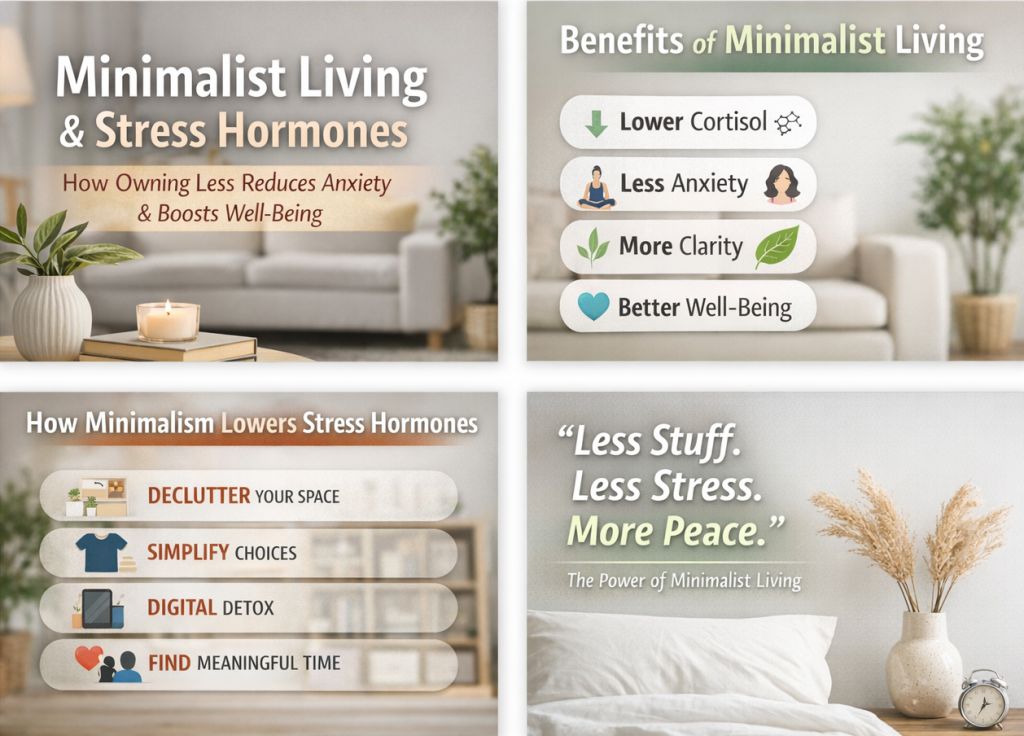 Minimalist living and stress hormones