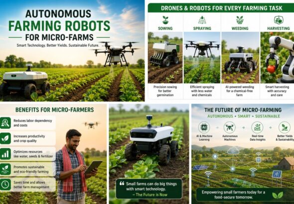 Autonomous Farming Robots for Micro-Farms