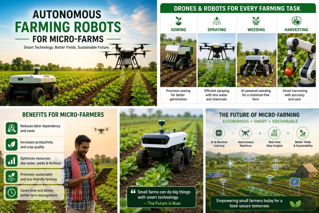 Autonomous Farming Robots for Micro-Farms