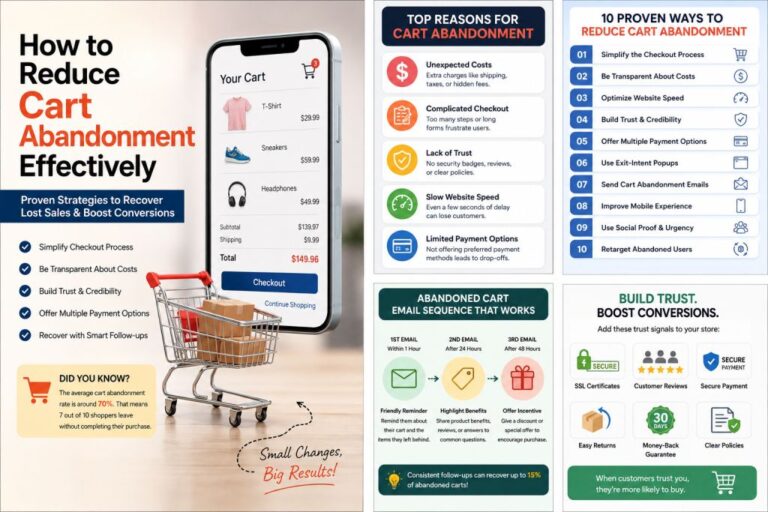 How to Reduce Cart Abandonment Effectively