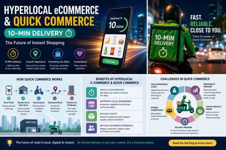 Hyperlocal eCommerce and Quick Commerce